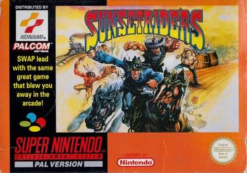Sunset Riders PAL Super Nintendo
