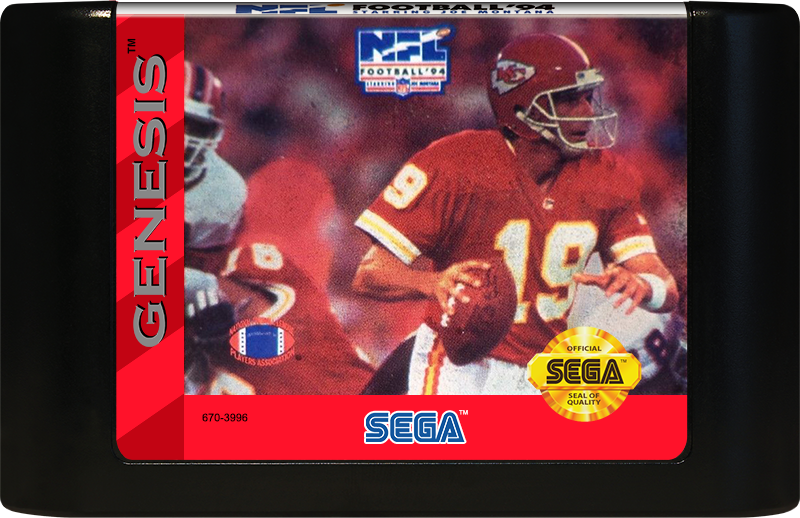 NFL Football '94 Starring Joe Montana Sega Genesis