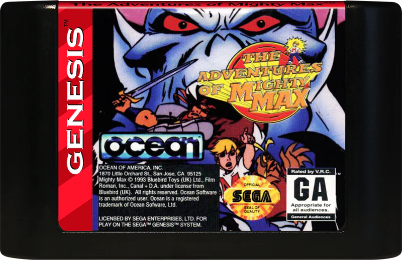 Adventures of Mighty Max Sega Genesis