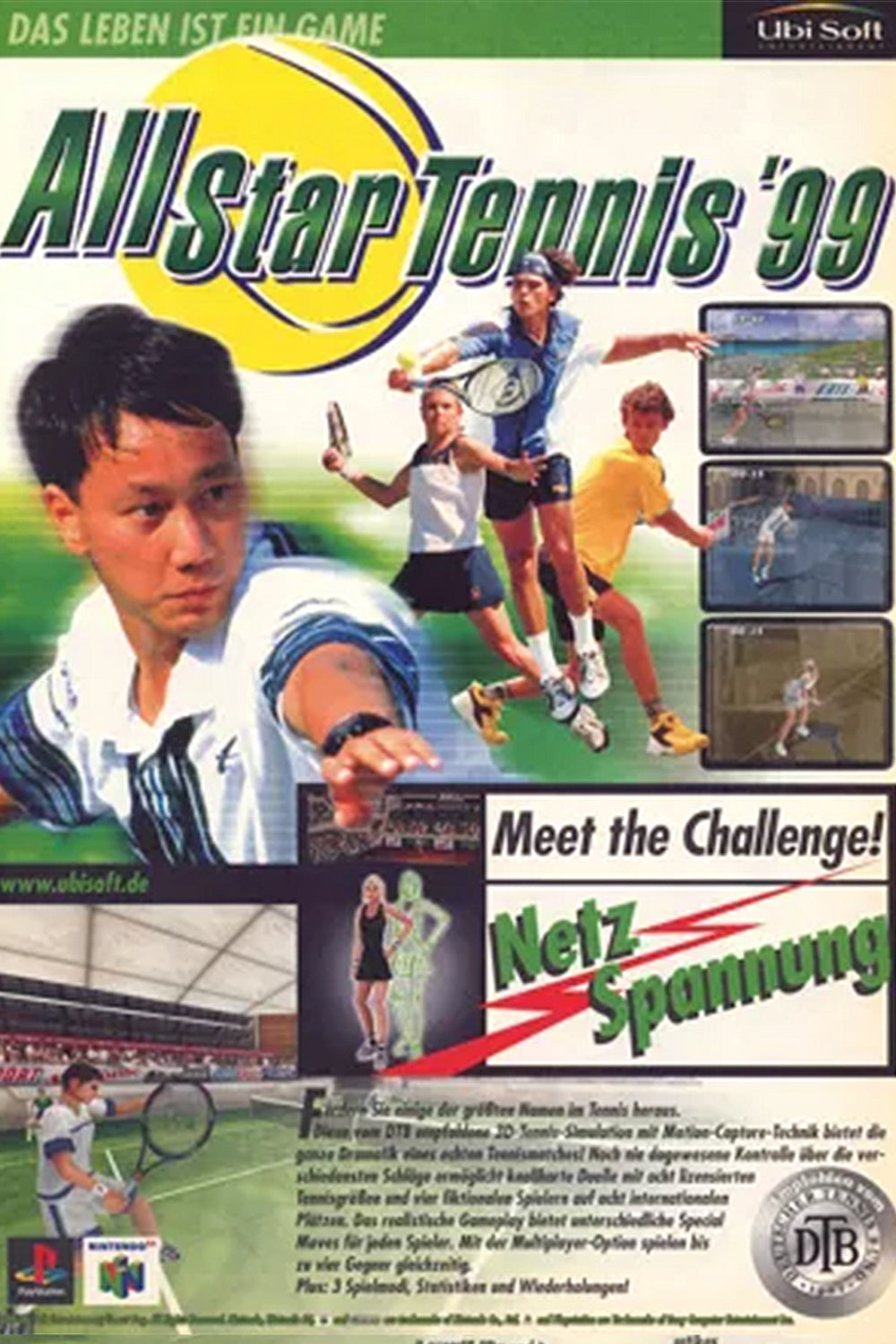 All-Star Tennis 99 - PAL Nintendo 64