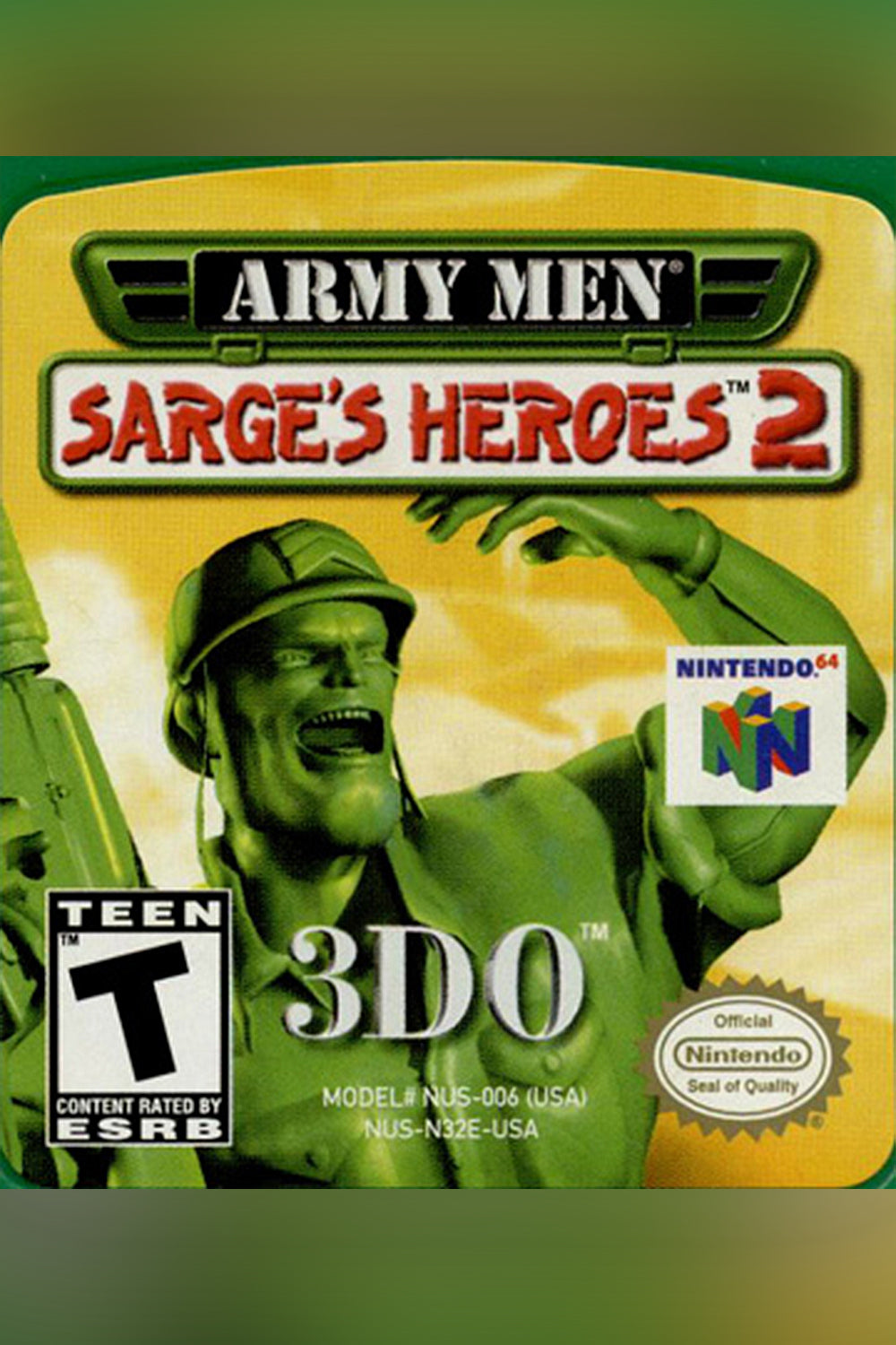 Army Men Sarge's Heroes 2 - Nintendo 64