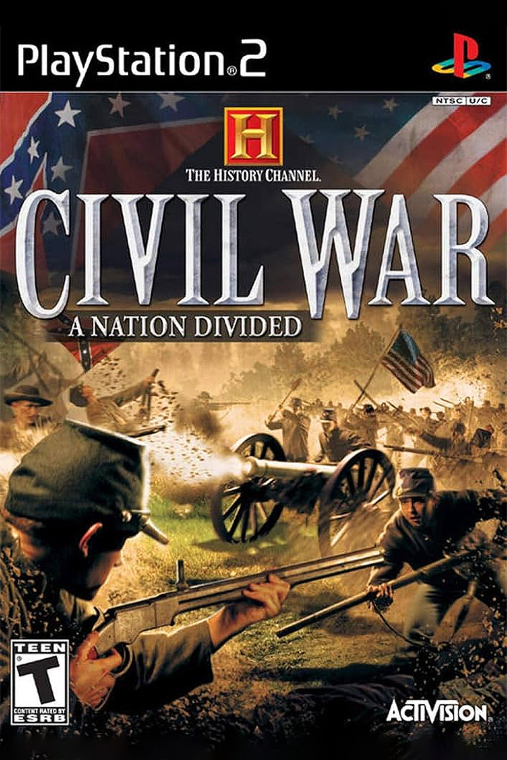 Civil War A Nation Divided, History Channel - PS2 Game