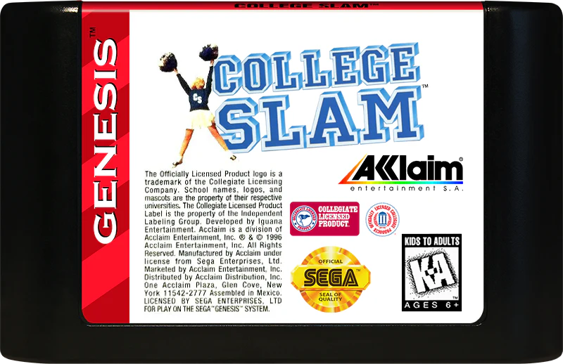 College Slam Sega Genesis