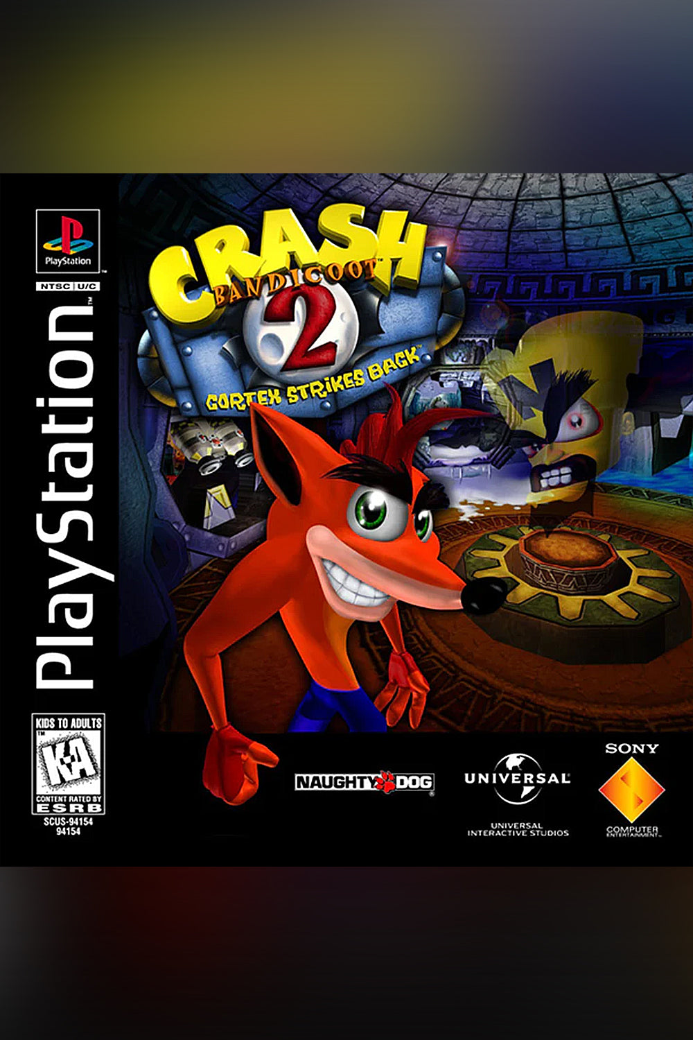 Crash Bandicoot 2 Cortex Strikes Back - PS1 Game