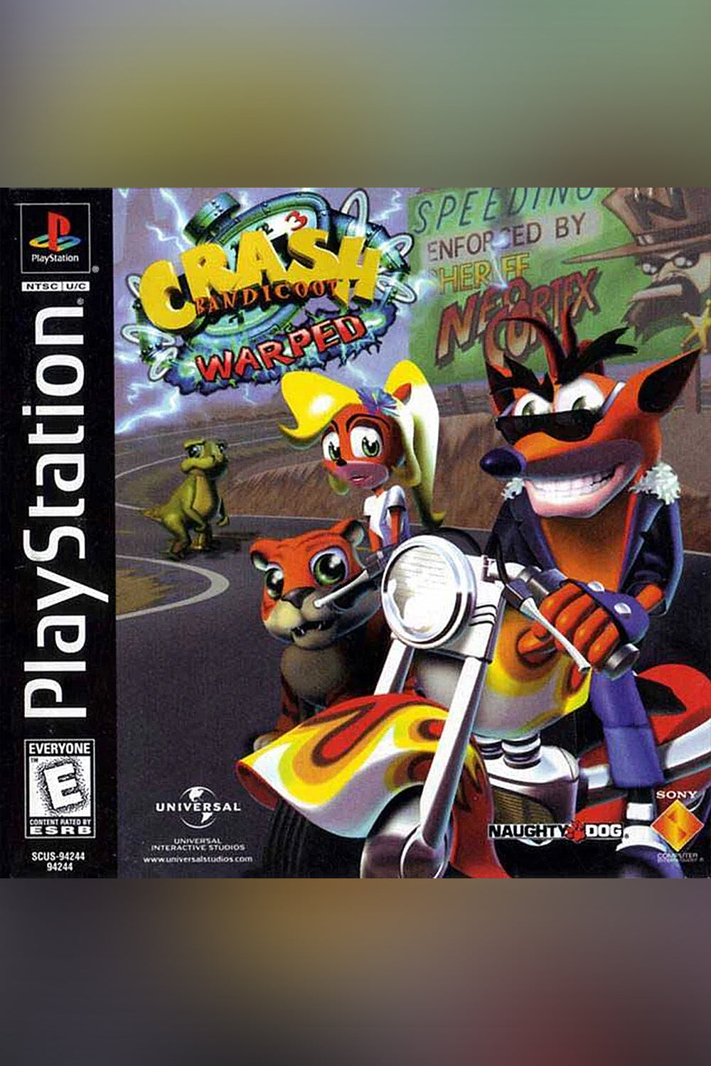 Crash Bandicoot Warped - PS1 Game