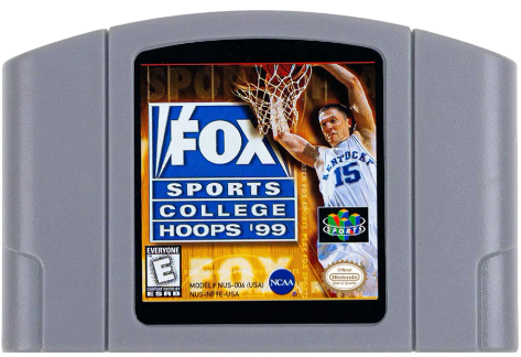 Fox Sports College Hoops 99 - N64 Game