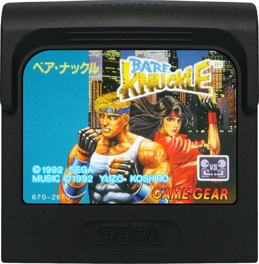 Bare Knuckle JP Sega Game Gear