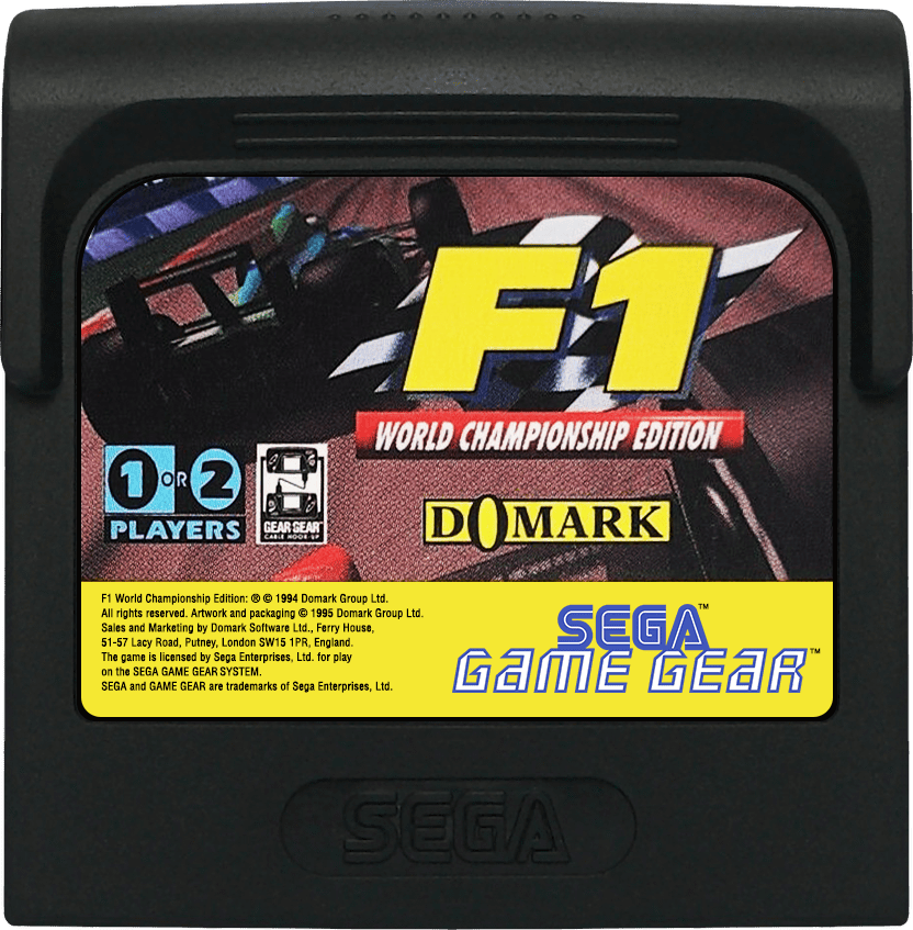 F1 World Championship Edition PAL Sega Game Gear