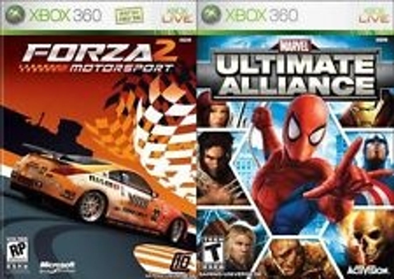 Marvel Ultimate Alliance + Forza 2 - Xbox 360 Game