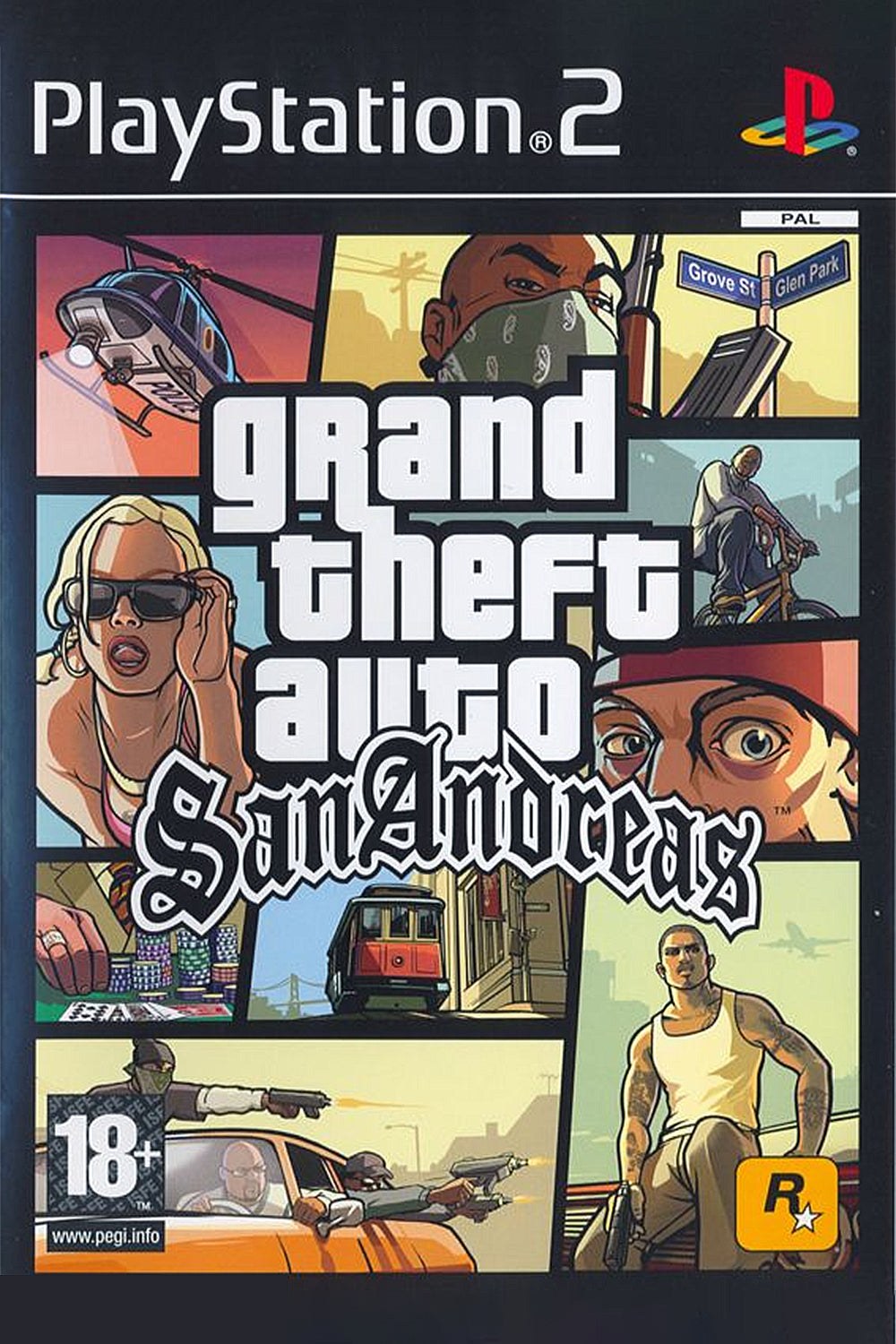 Grand Theft Auto San Andreas - PS2 Game