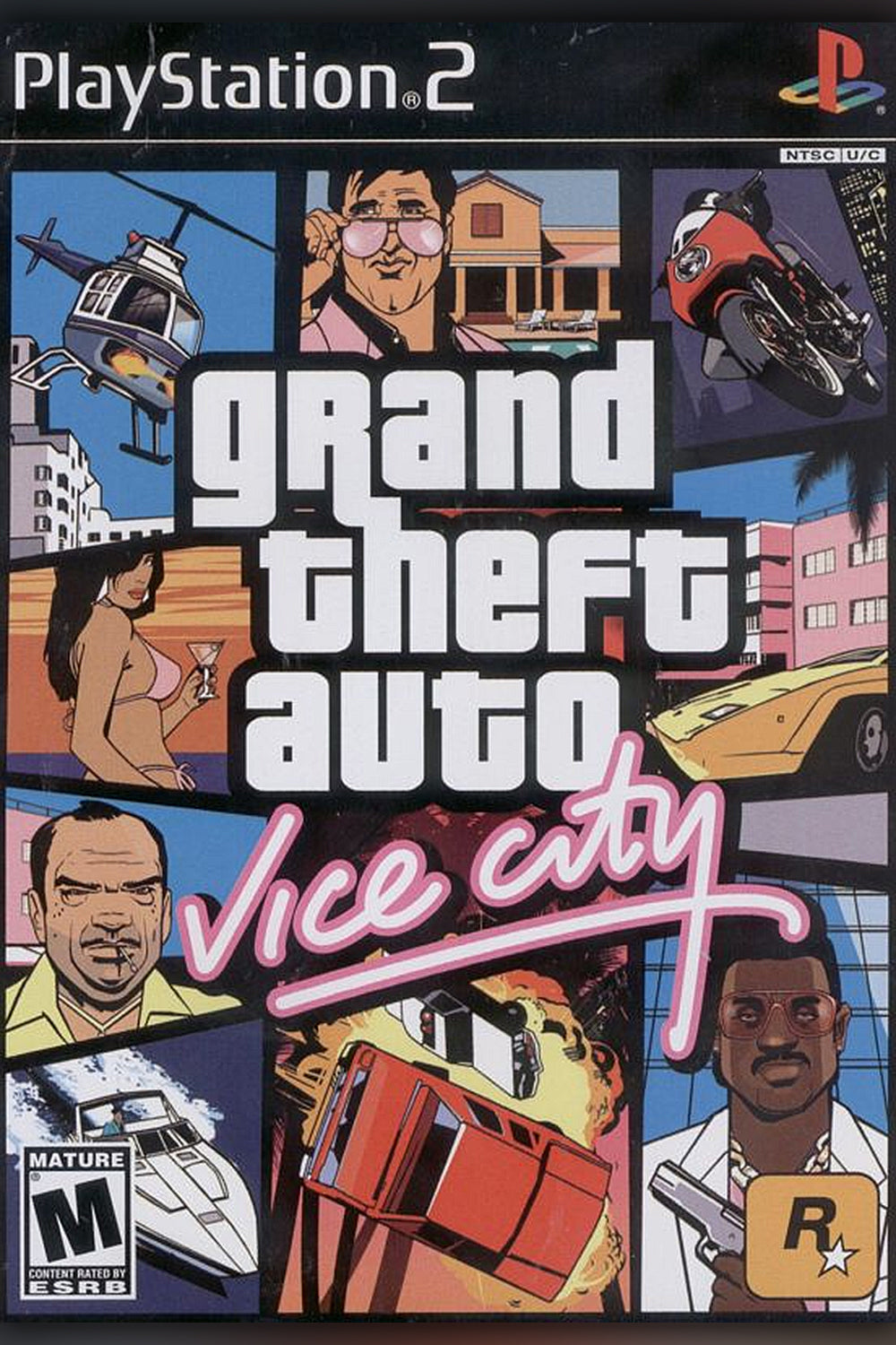 Grand Theft Auto Vice City - PS2 Game