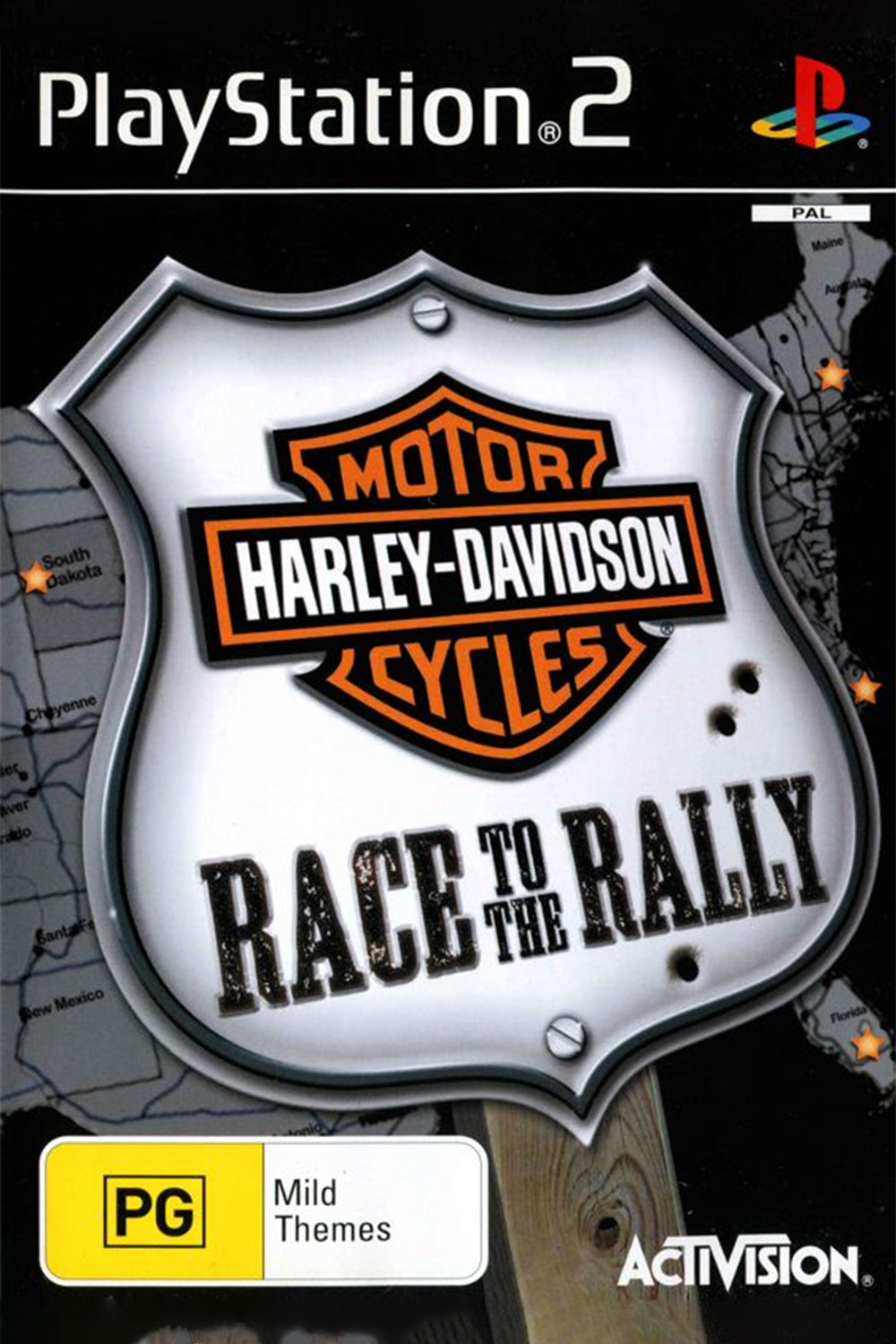 Harley Davidson Motorcycles Race to the Rally - PS2 Game