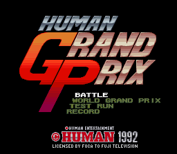 Human Grand Prix - Super Famicom