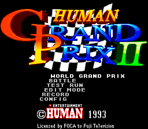 Human Grand Prix II - Super Famicom