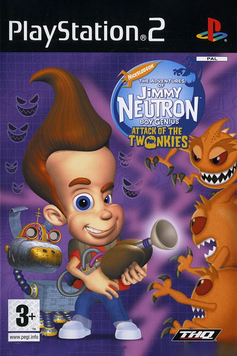 Jimmy Neutron Attack of the Twonkies - PS2 Game