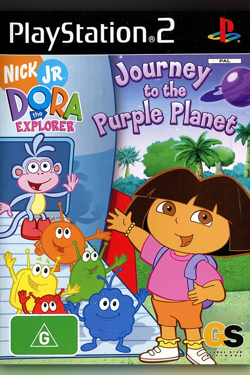 Journey to the Purple Planet, Dora the Explorer - PS2 Game