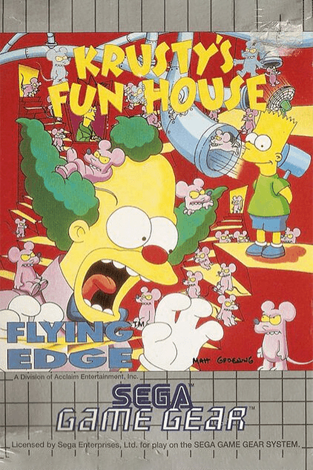 Krusty's Fun House - Sega Game Gear