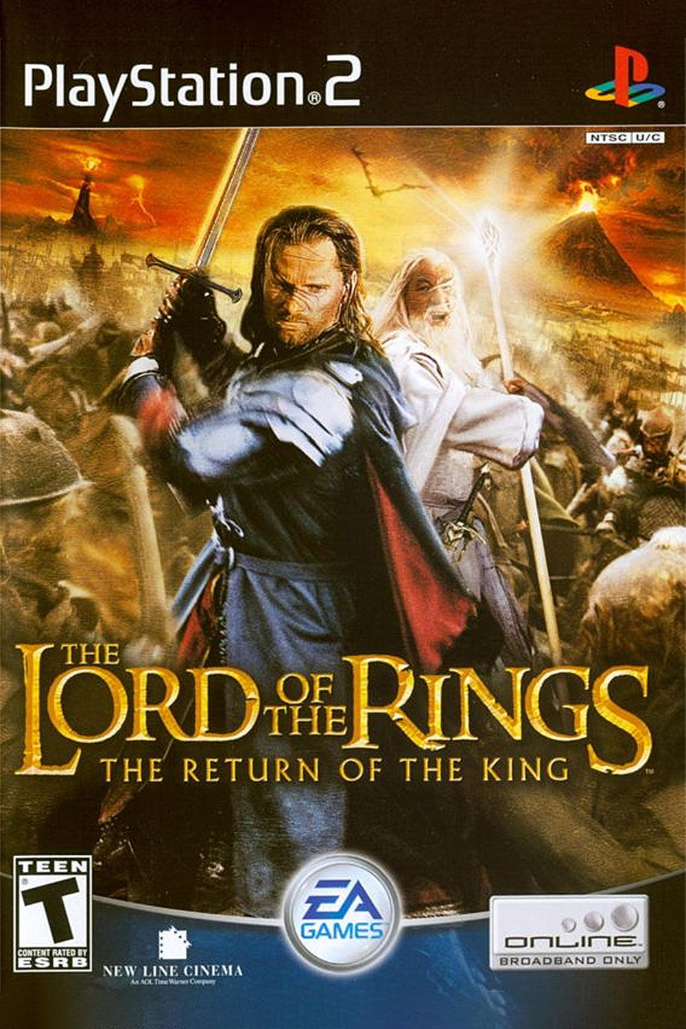 Lord of The Rings Return of The King - PS2 Game