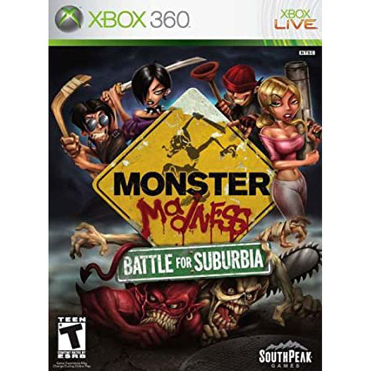 Monster Madness Battle for Suburbia - Xbox 360 Game