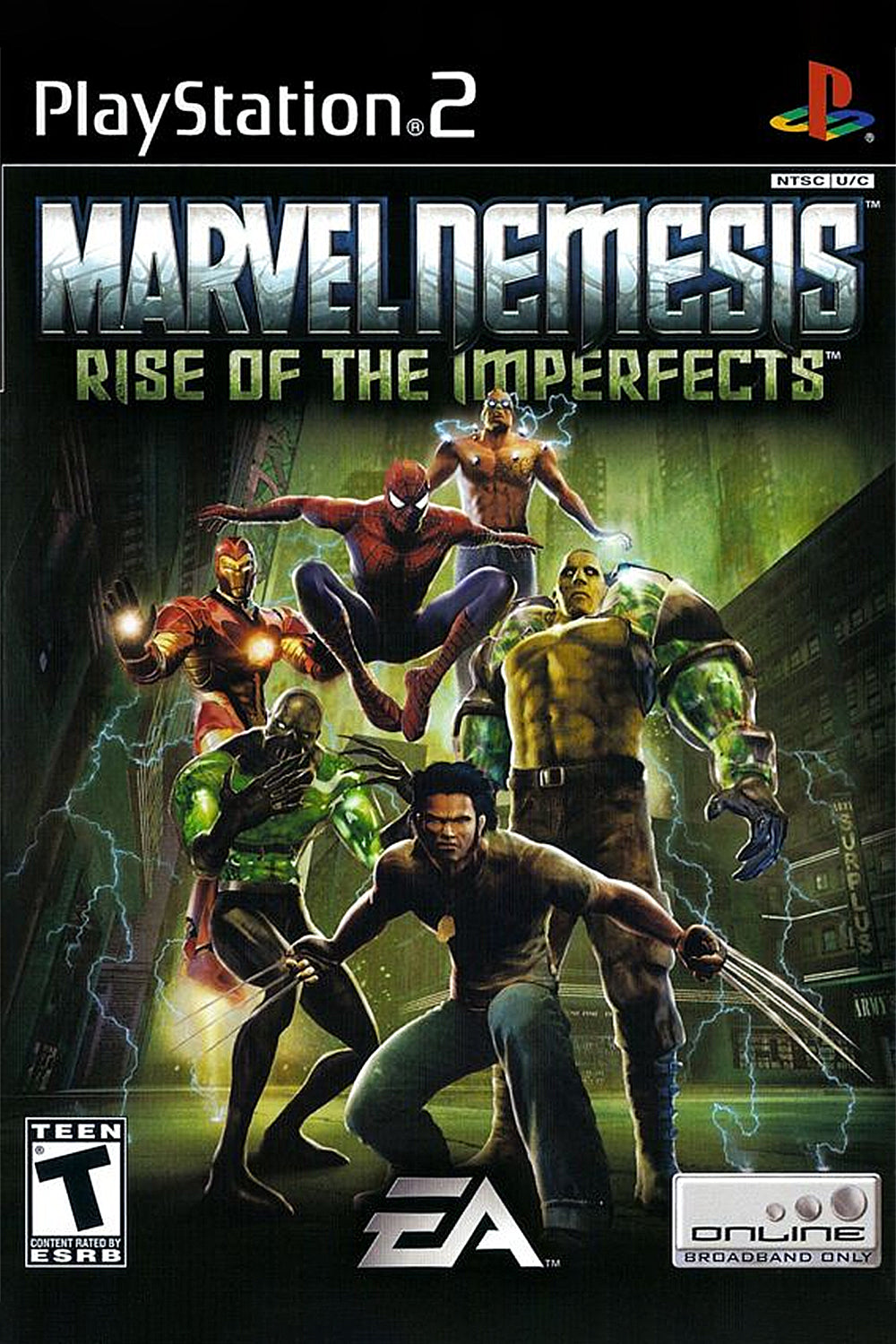 Marvel Nemesis Rise of the Imperfects - PS2 Game