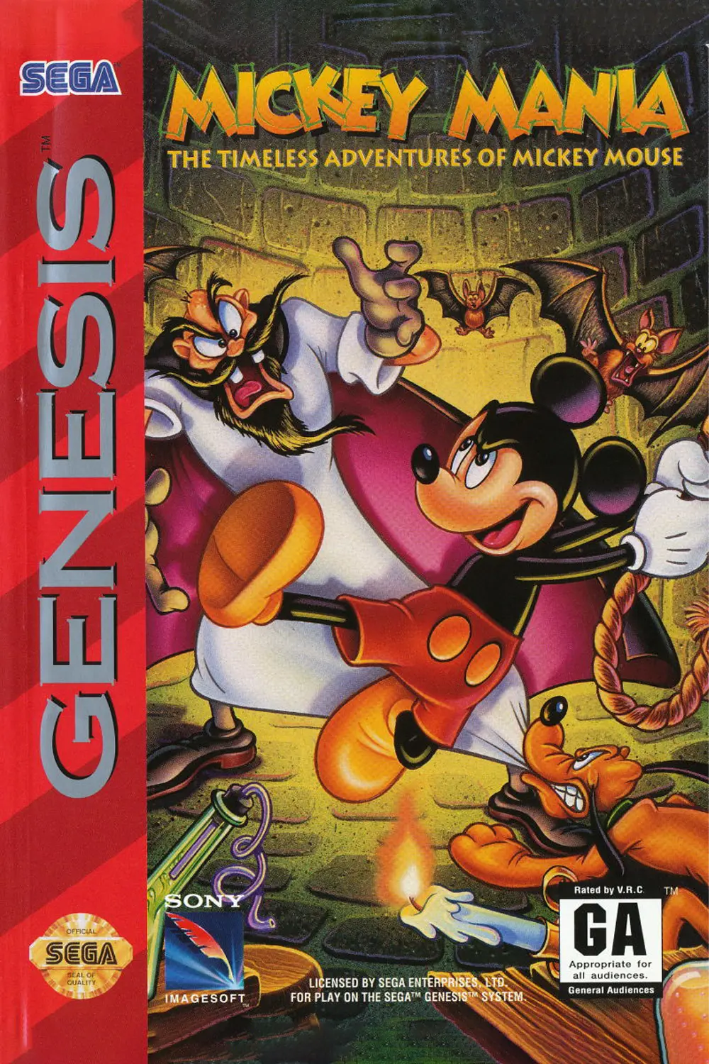 Mickey Mania - Sega Genesis