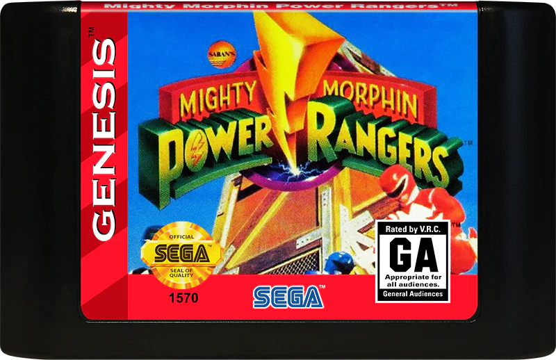 Mighty Morphin Power Rangers Sega Genesis