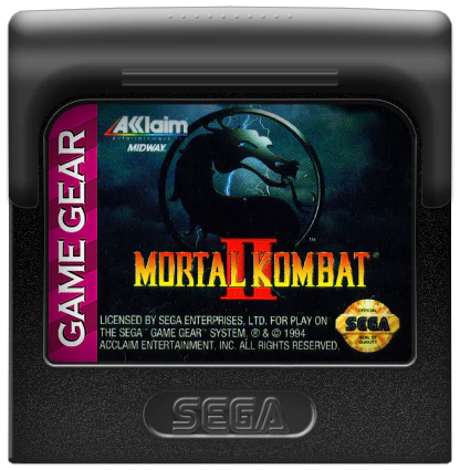 Mortal Kombat II Sega Game Gear