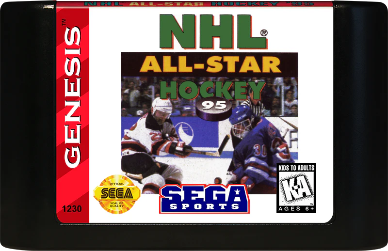 NHL All-Star Hockey 95 Sega Genesis
