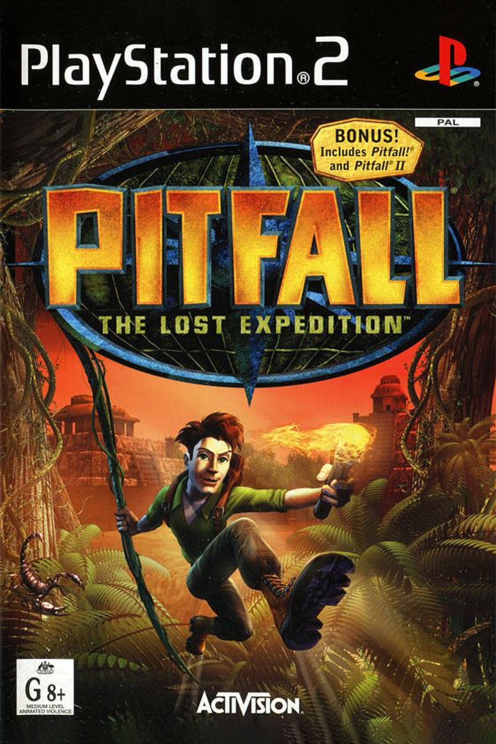 Pitfall The Lost Expedition - PS2 Game