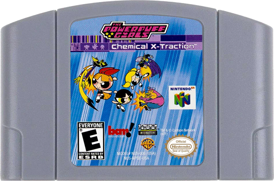 Power Puff Girls Chemical X Traction - Nintendo 64