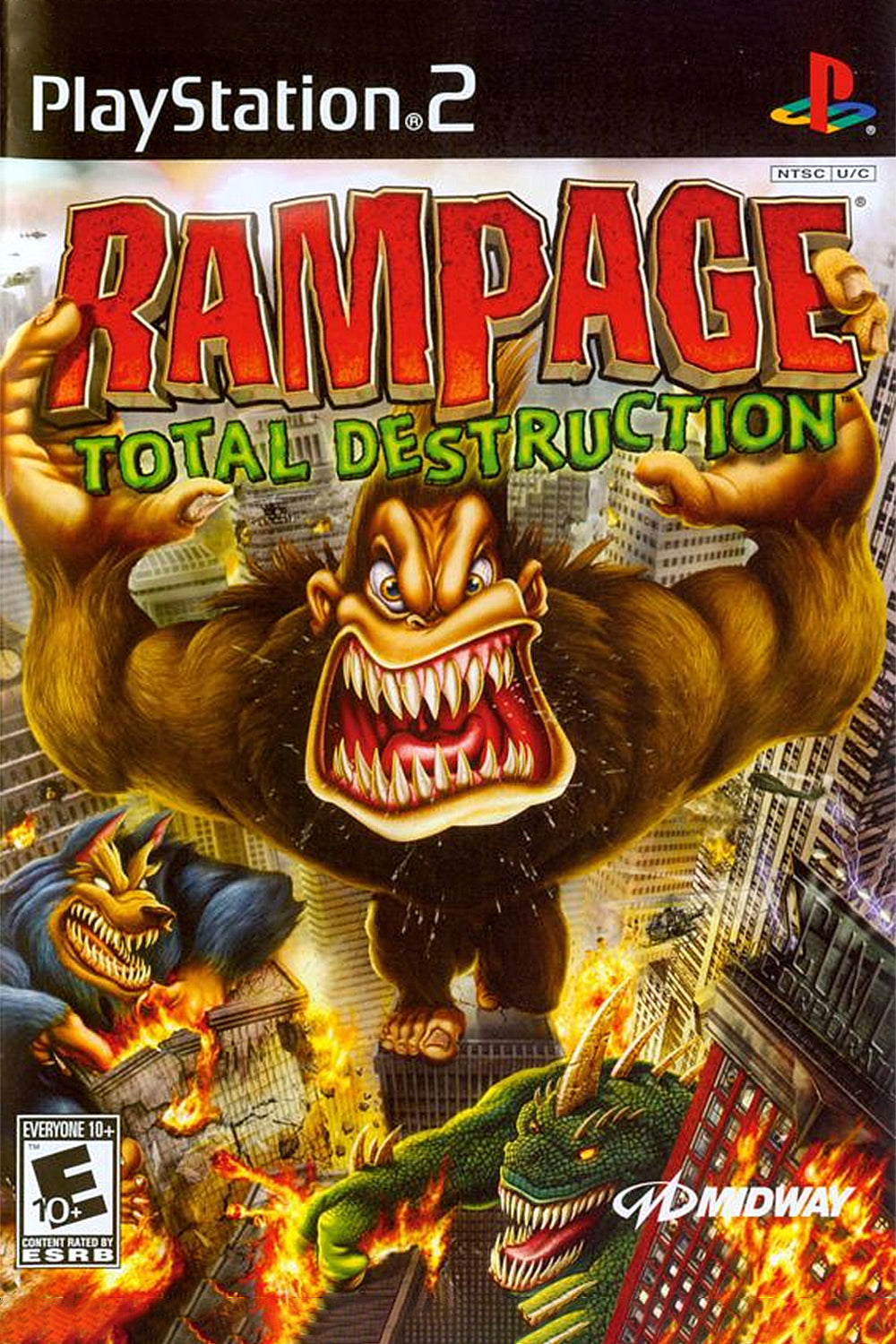 Rampage Total Destruction - PS2 Game