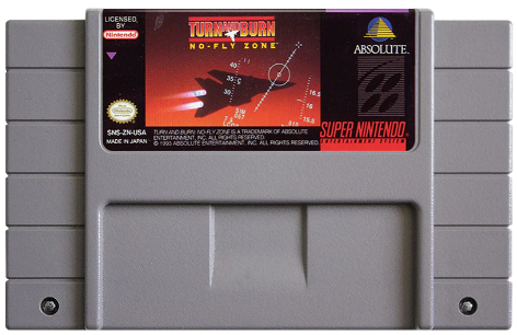 Turn and Burn No Fly Zone - SNES Game