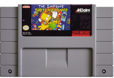 Simpson's Bart's Nightmare, The - SNES Game
