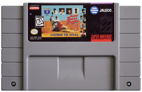 Super Bases Loaded 3 License To Steal - SNES Game