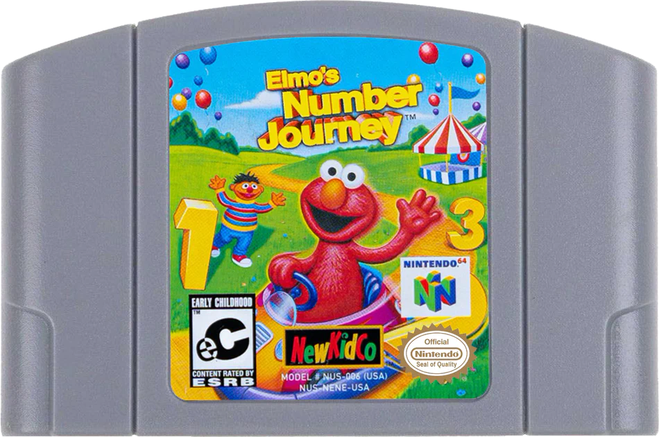Elmos Number Journey - Nintendo 64