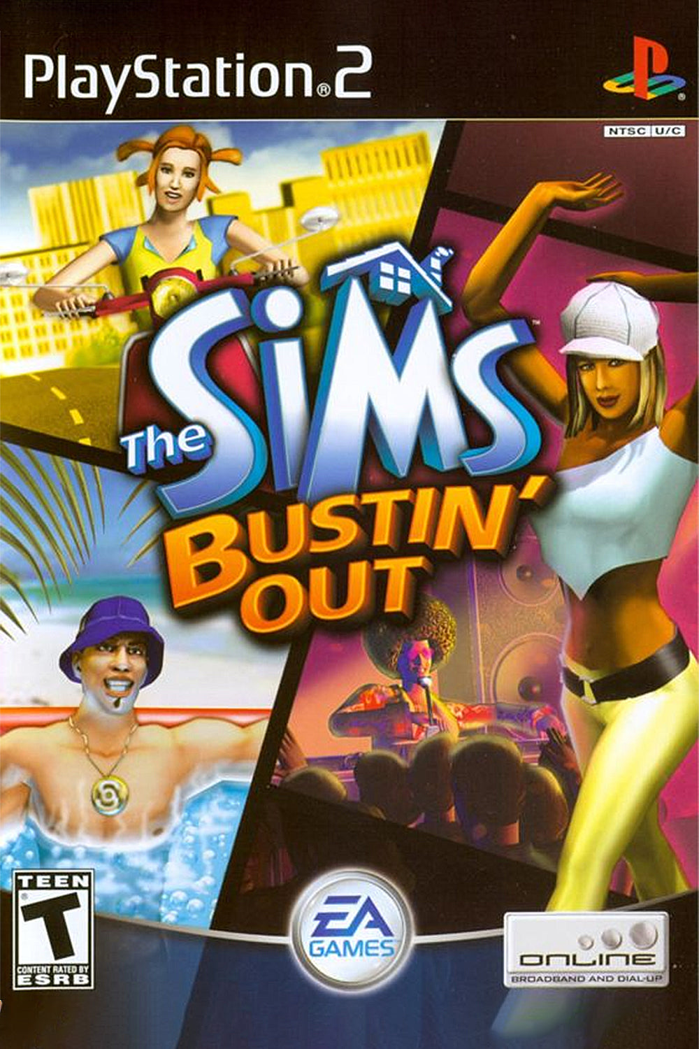 Sims Bustin' Out - PS2 Game