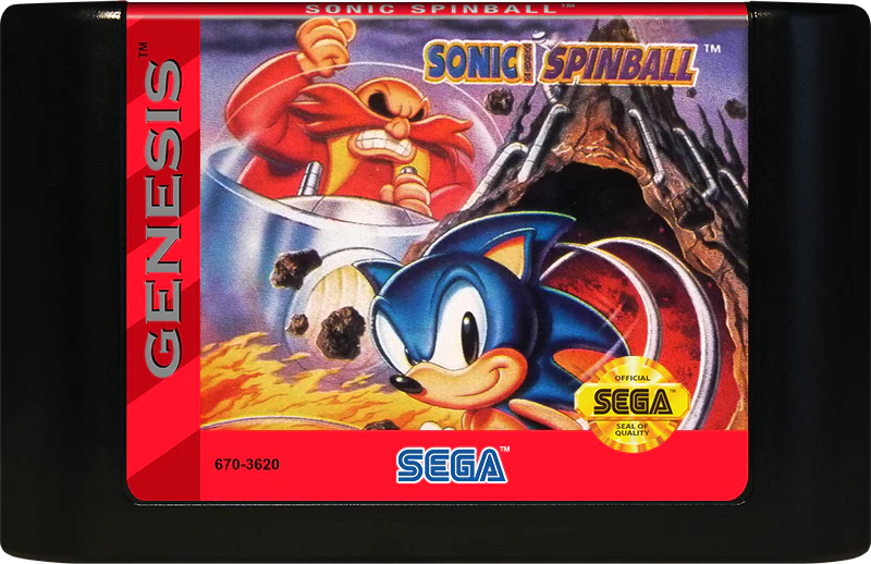 Sonic Spinball Sega Genesis