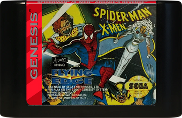 Spiderman X-Men Arcade's Revenge Sega Genesis