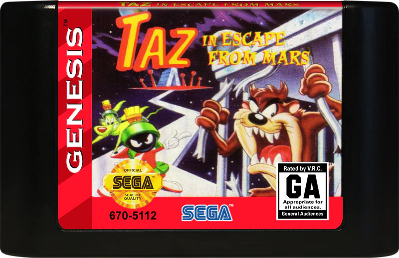 Taz in Escape from Mars Sega Genesis