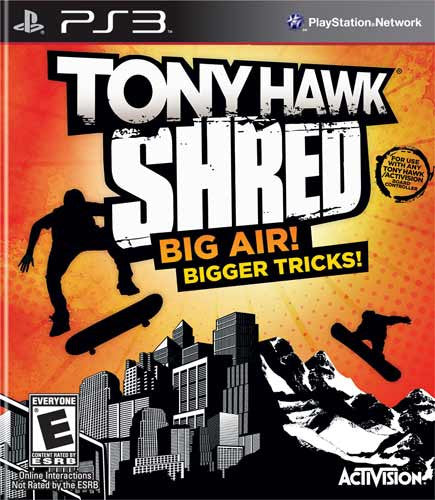 Tony Hawk: Shred Playstation 3