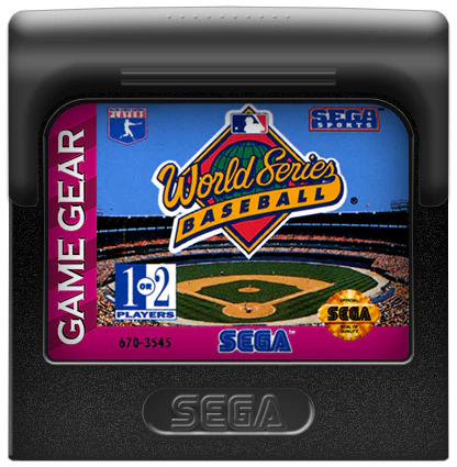 World Series Baseball Sega Game Gear