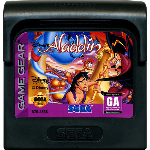Aladdin Sega Game Gear.