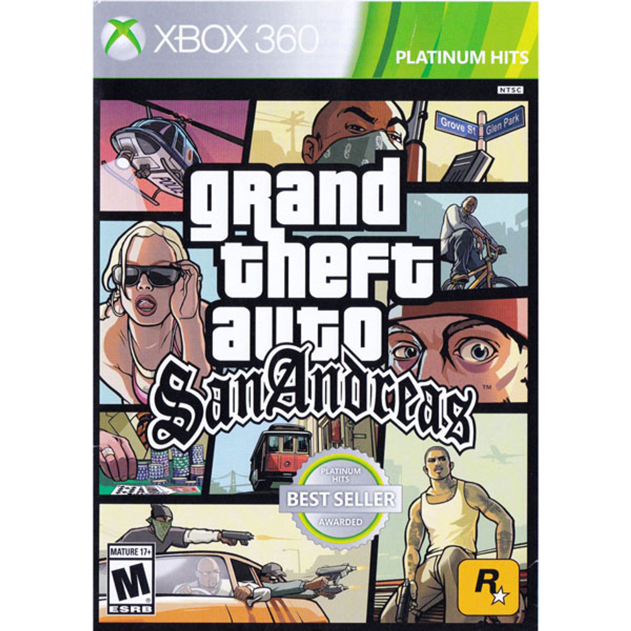 Grand Theft Auto San Andreas - Xbox 360 Game