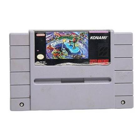 Teenage Mutant Ninja Turtles IV Turtles in Time Super Nintendo.