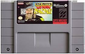 Kyle Petty's No Fear Racing Super Nintendo.
