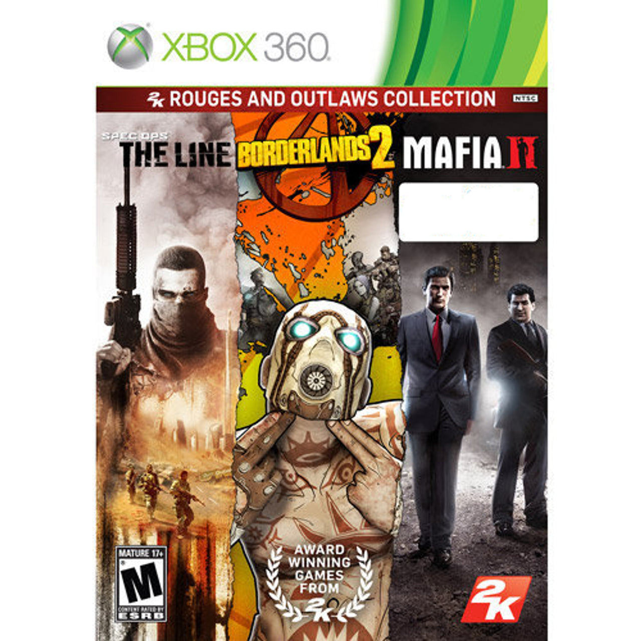Spec Ops The Line / Borderlands 2 / Mafia II - Xbox 360 Game