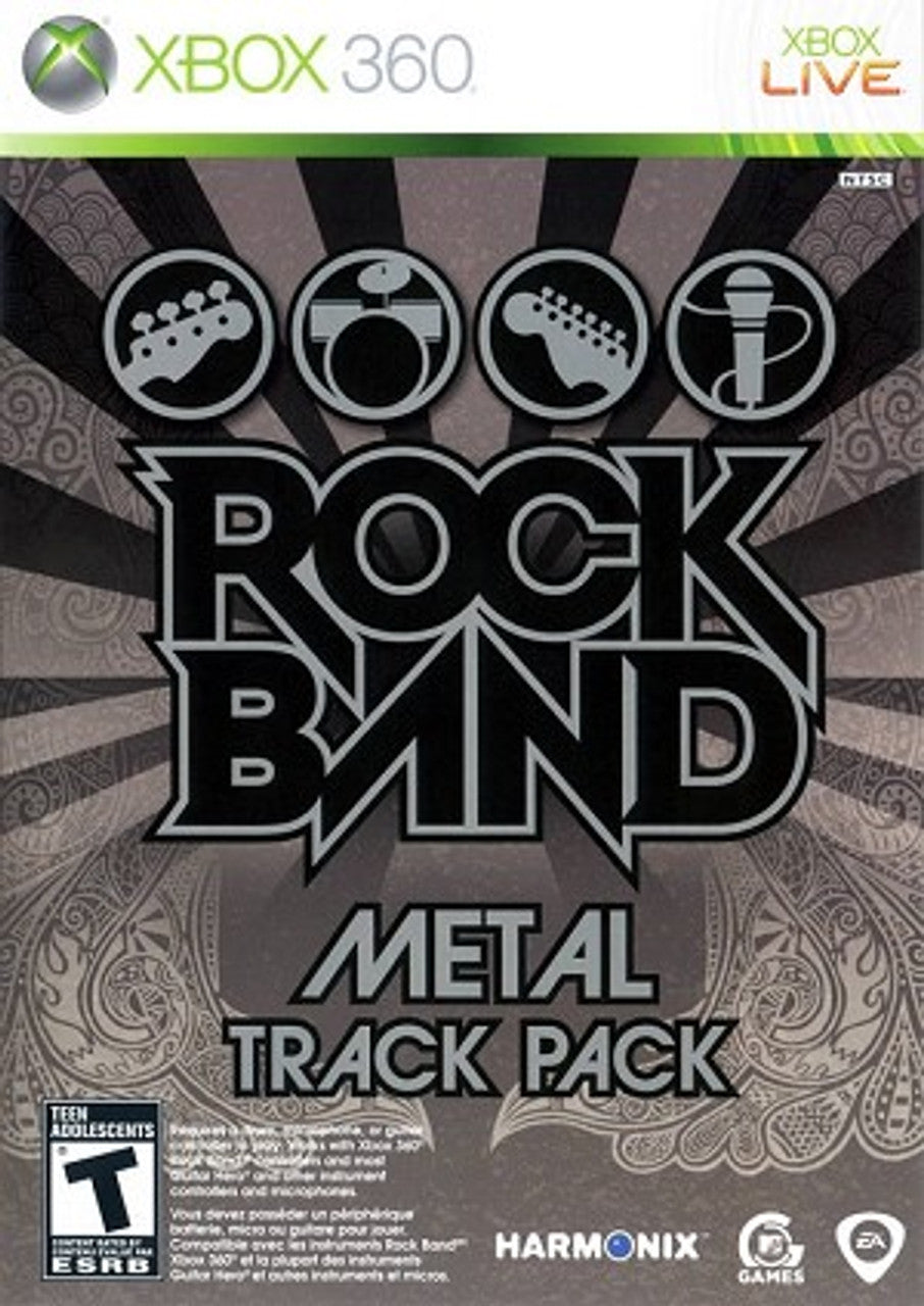 Rock Band Metal Track Pack - Xbox 360 Game
