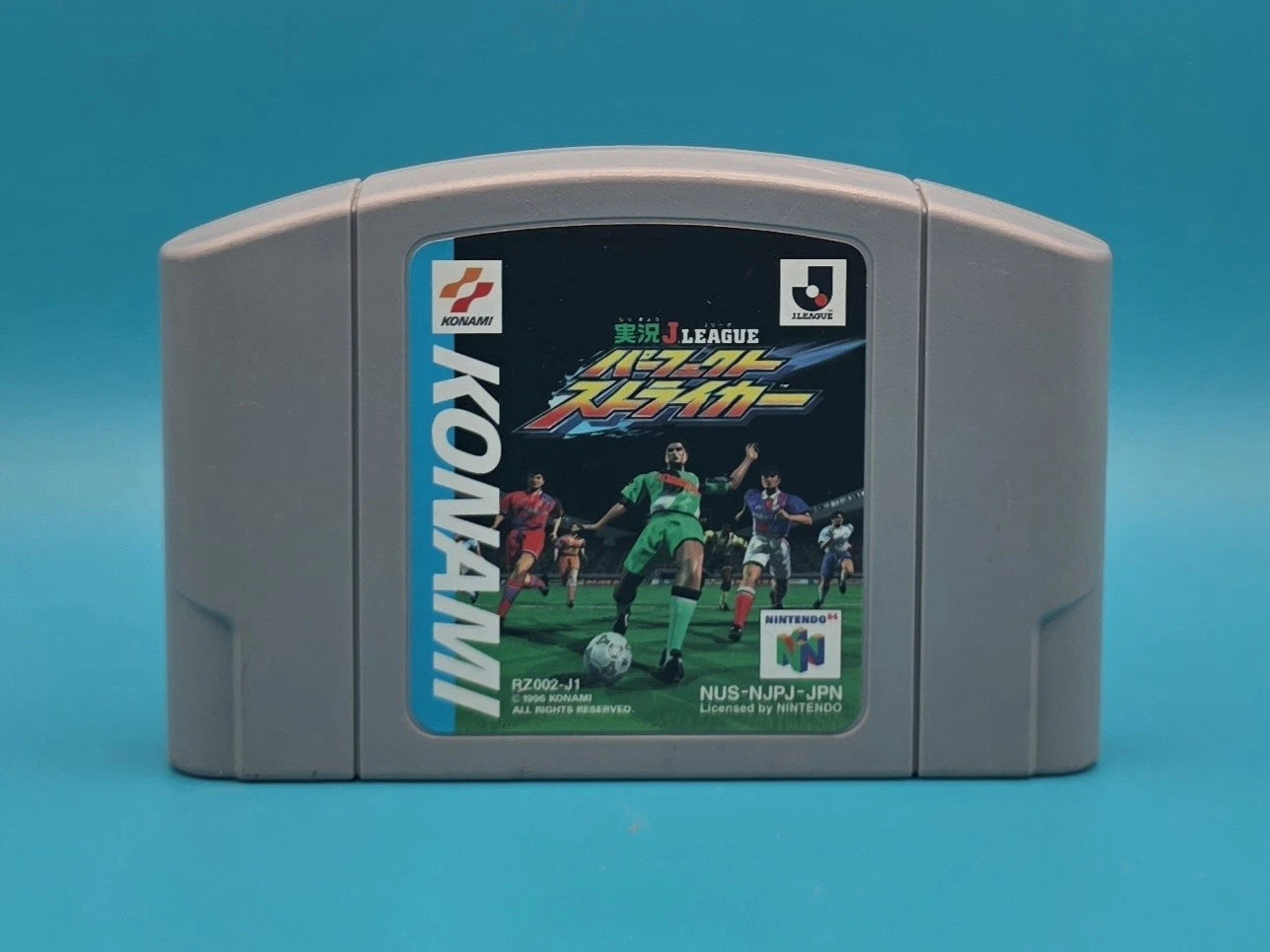 Jikkyou J.League Perfect Striker (Nintendo 64) .