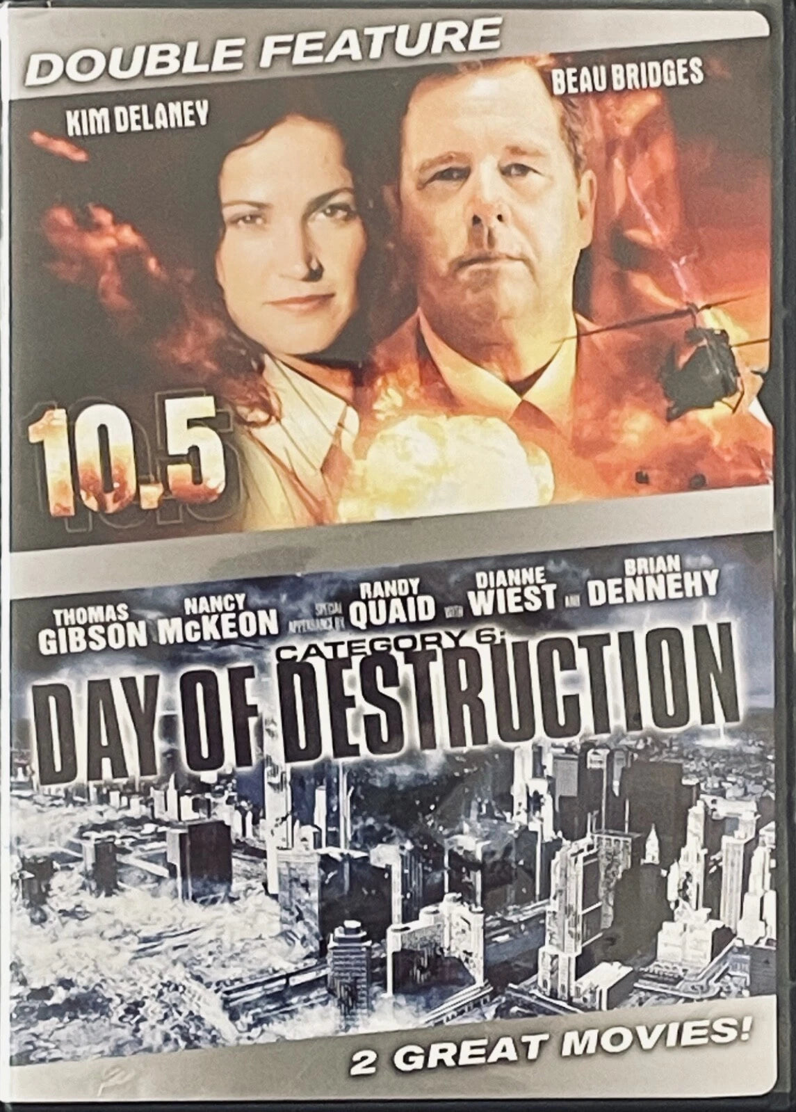 10.5/Category 6: Day of Destruction (DVD, 2007, 2-Disc Set) Beau Bridges
