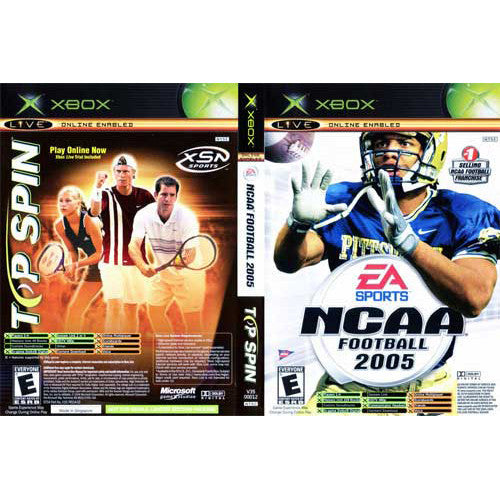 NCAA Football 2005 Top Spin Combo Xbox